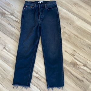 Re/Done black wash, jeans